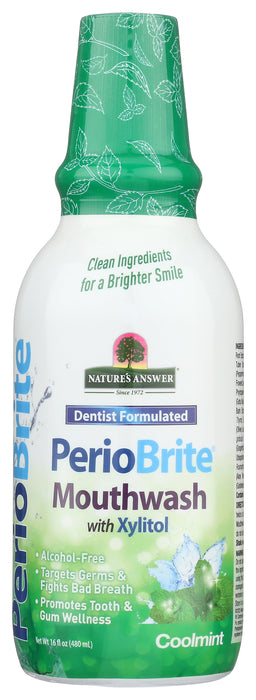 PerioBrite Mouthwash, AF, Cool Mint, 16 floz