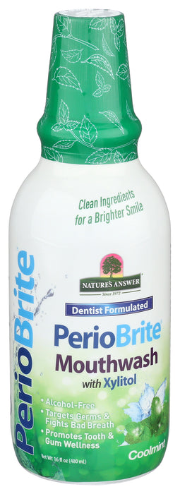 PerioBrite Mouthwash, AF, Cool Mint, 16 floz