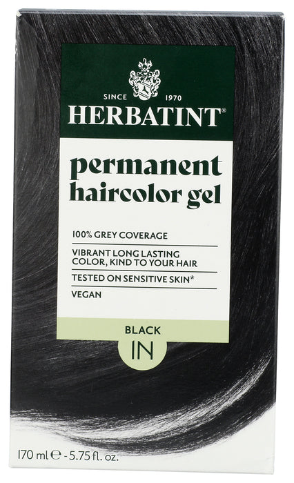 Permanent Hair Color Gel 1N Black, 4.56 oz