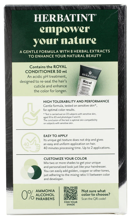 Permanent Hair Color Gel 1N Black, 4.56 oz