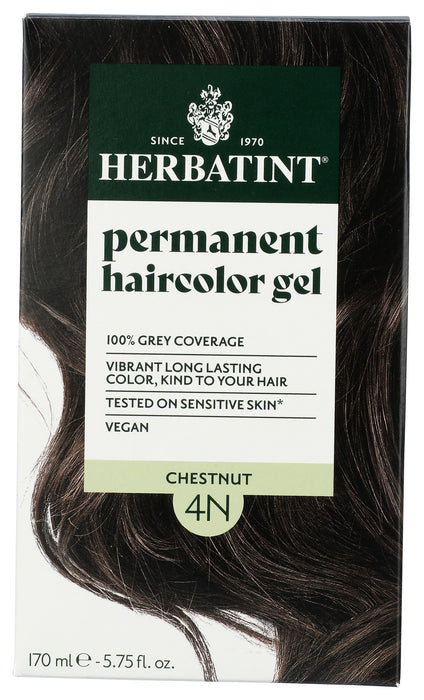Permanent Hair Color Gel 4N Chestnut, 4.56 oz