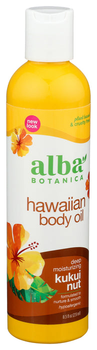 Hawaiian Kukui Nut Body Oil, Org, 8.5 fl oz