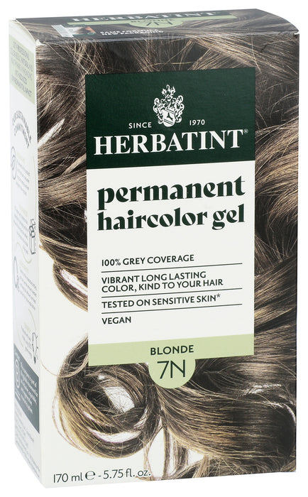 Permanent Hair Color Gel 7N Blonde, 4.56 oz