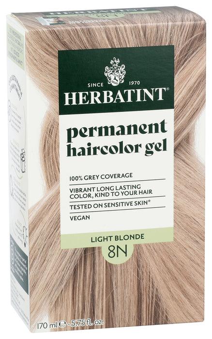 Permanent Hair Color Gel 8N Light Blonde, 4.56 oz