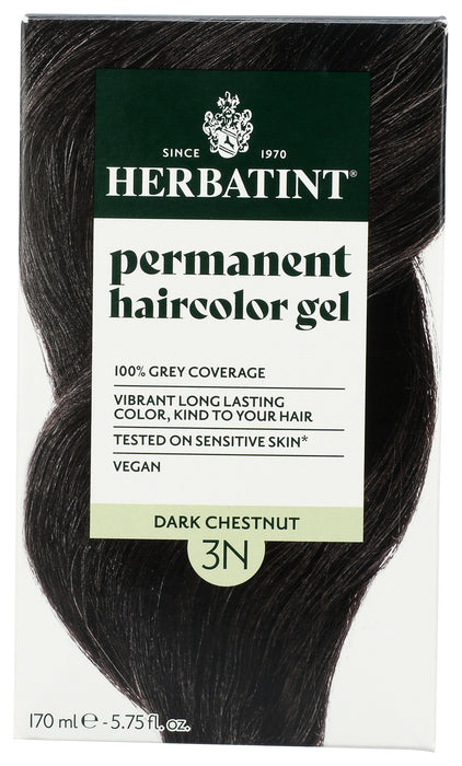 Permanent Hair Color Gel 3N Dark Chestnut, 4.56 oz