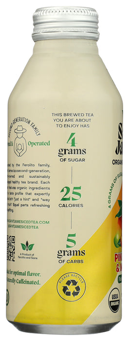 Pineapple & Mango Green Tea, Org, 16.9 fl oz