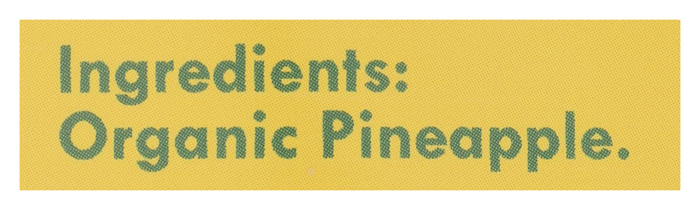 Pineapple Rings Dried, Org, 3.5 oz