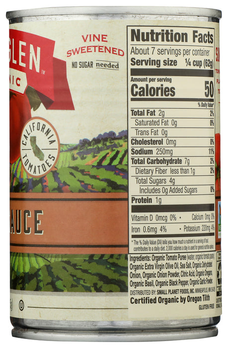 Pizza Sauce, Org., 15oz