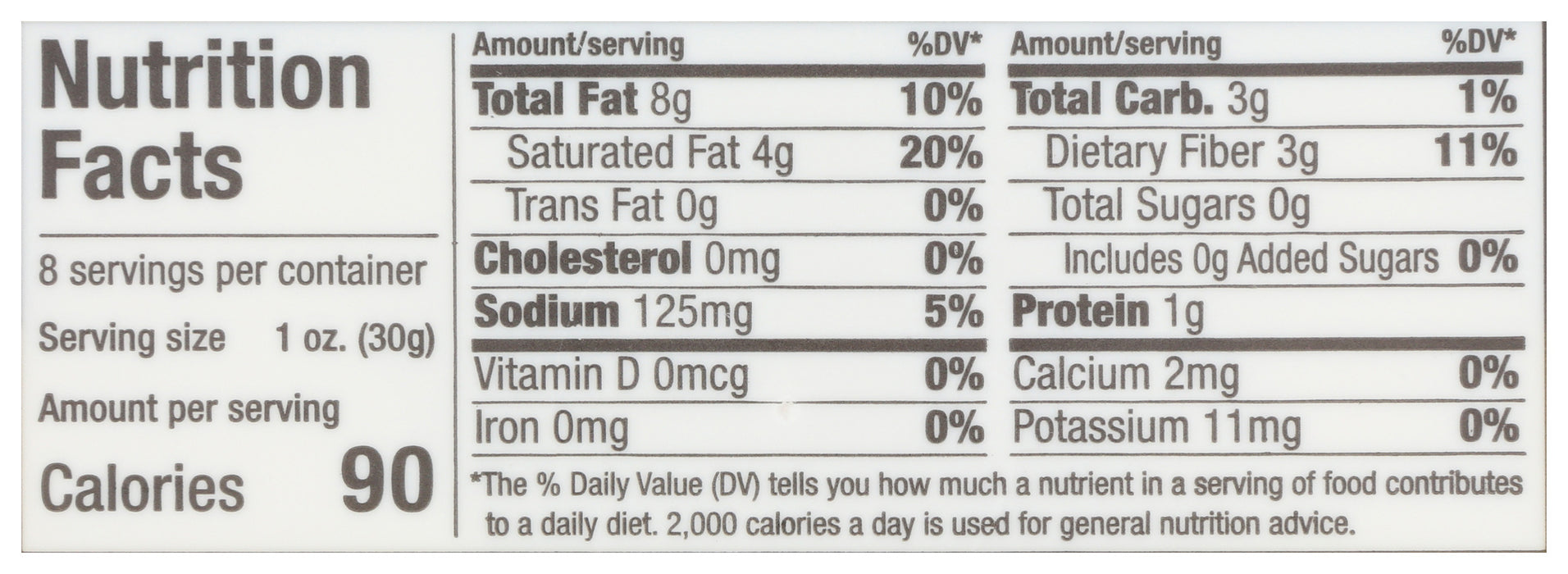 Plain Cream Cheese, Vegan DF, 8 oz