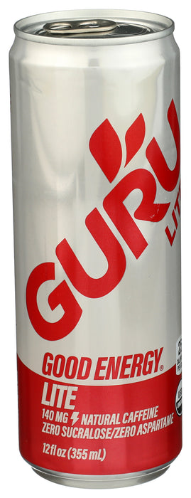 Plant Based Energy Drink Lite, Org, 12 fl oz