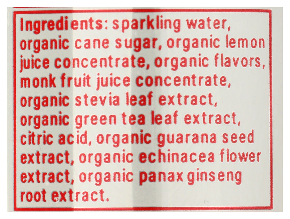 Plant Based Energy Drink Lite, Org, 12 fl oz