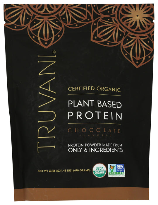 Plant Based Protein, Chocolate, Org, 20 Serv/23.63 oz