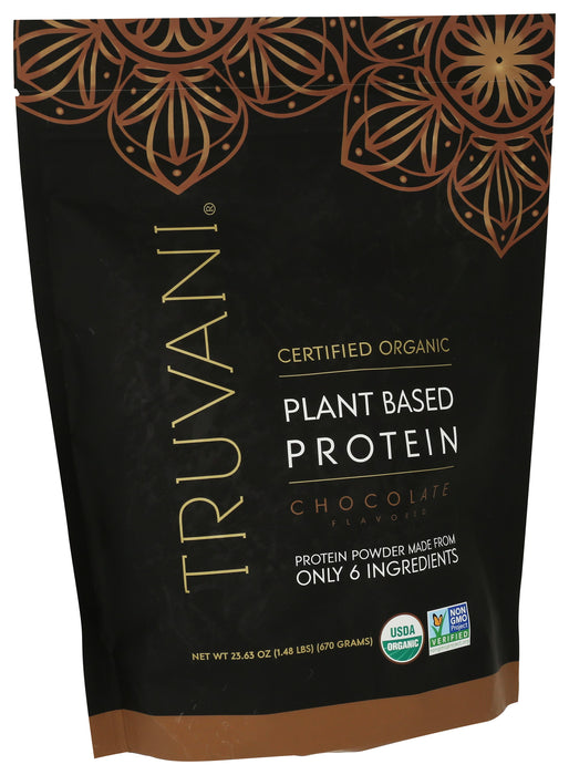 Plant Based Protein, Chocolate, Org, 20 Serv/23.63 oz