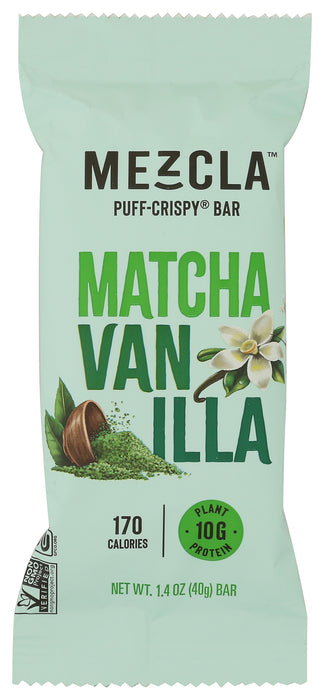 Plant Protein Bar, Matcha Vanilla, 1.4 oz