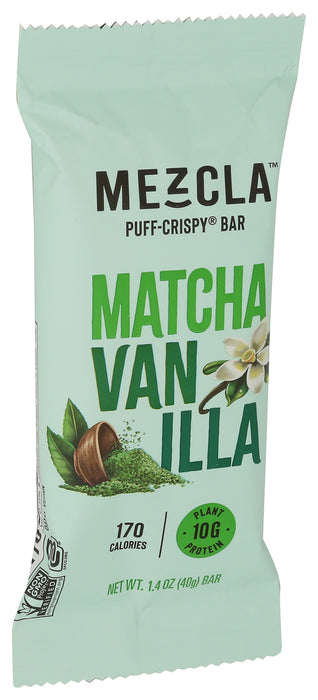 Plant Protein Bar, Matcha Vanilla, 1.4 oz