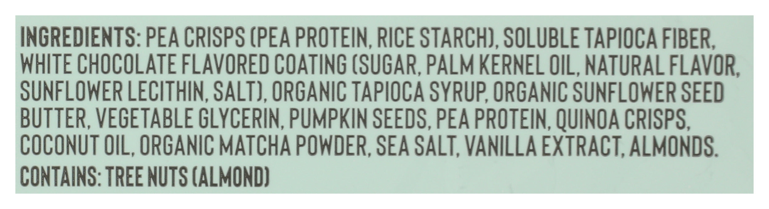 Plant Protein Bar, Matcha Vanilla, 1.4 oz