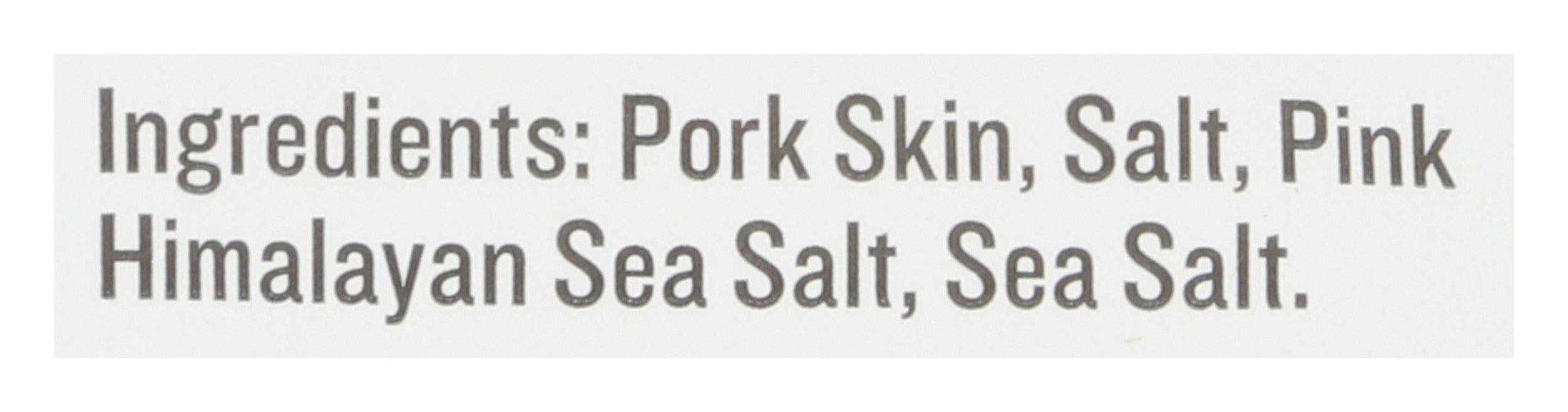 Pork Rinds, Pink Himalayan Sea Salt, Oven Baked, 2.5 oz