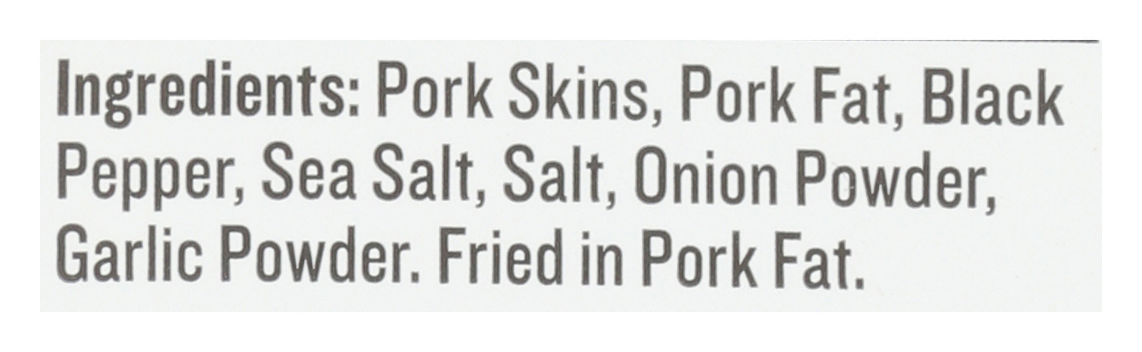 Pork Rinds, Sea Salt & Pepper, 2.5 oz