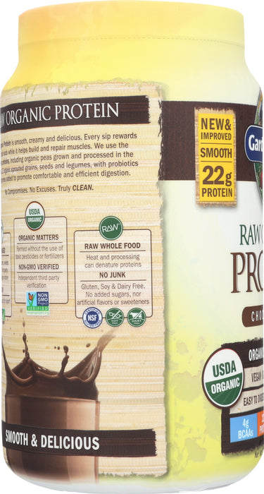 Raw Organic Protein, Chocolate, 660 g