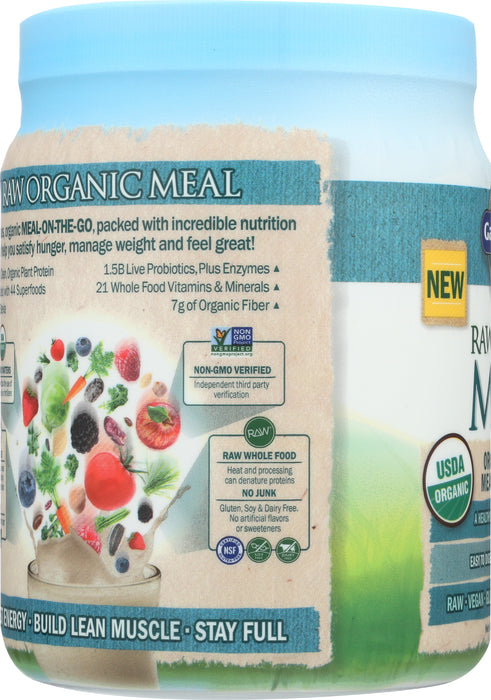 Raw Organic Meal, Lightly Sweet, 519 g