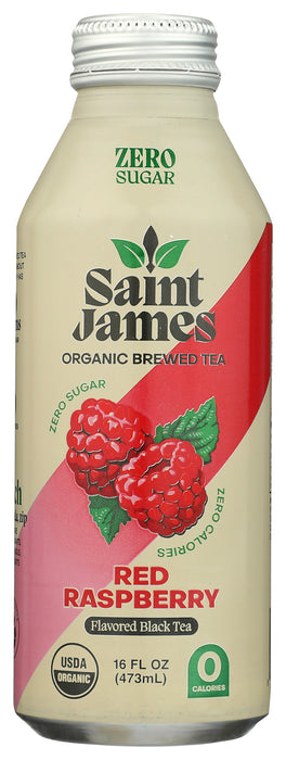 Red Raspberry Black Tea, Org, Zero Sugar, 16.9 fl oz