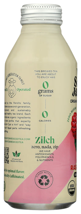 Red Raspberry Black Tea, Org, Zero Sugar, 16.9 fl oz