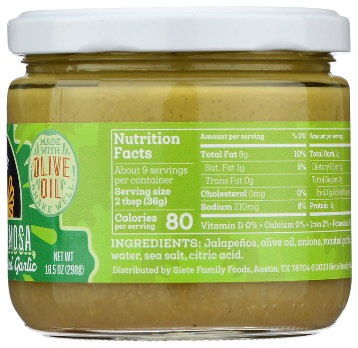 Salsa Cremosa, Jalapenos & Roasted Garlic, 10.5 oz