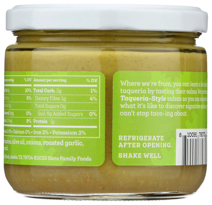 Salsa Cremosa, Jalapenos & Roasted Garlic, 10.5 oz