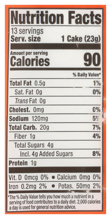 Salted Caramel Rice Cake, GF Org, 11 oz