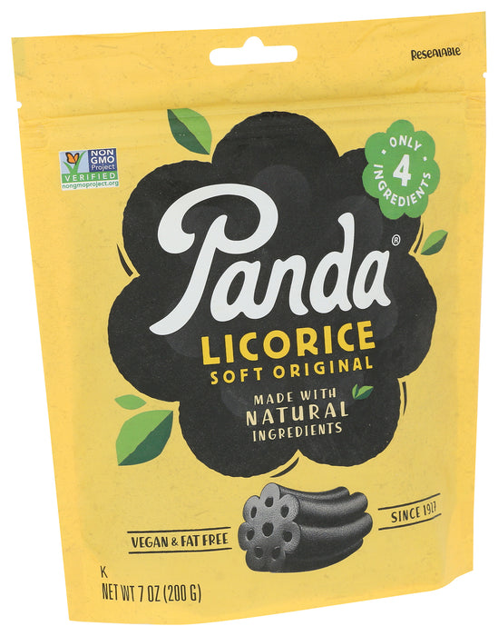 Soft Black Licorice Chew, Natural, 7 oz