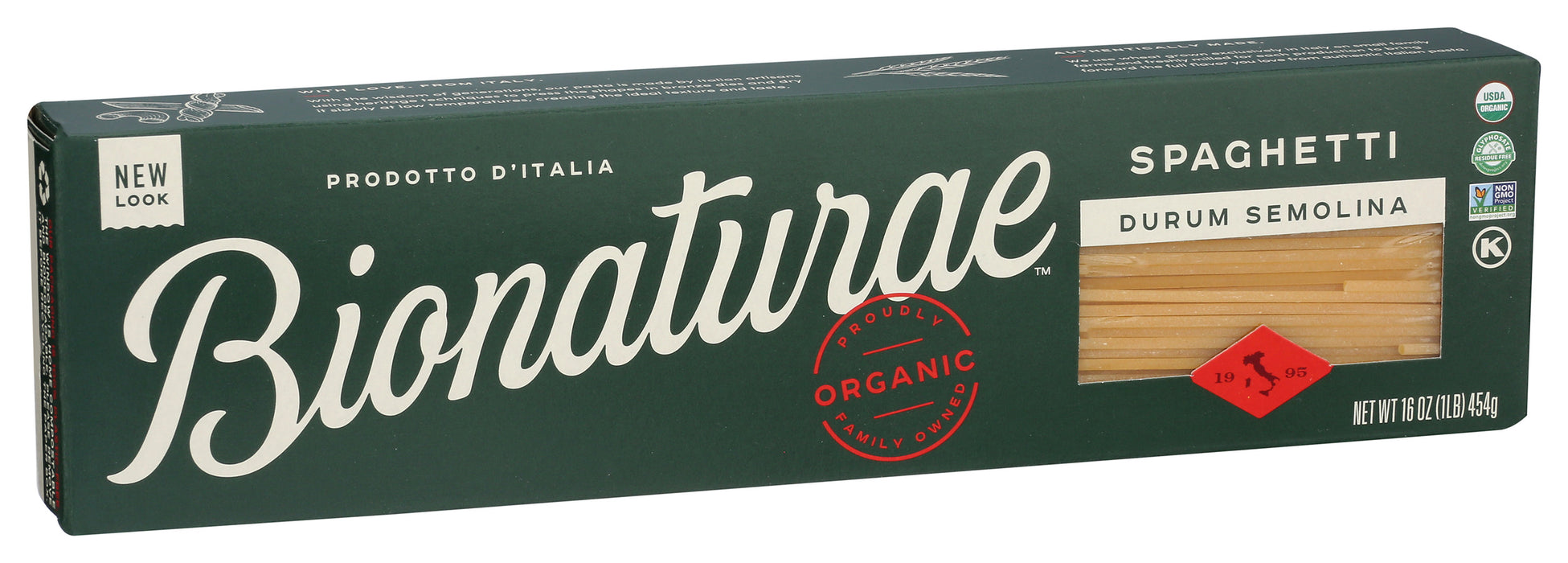 Spaghetti Pasta, Org, 16 oz