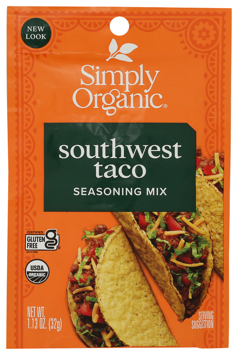 Southwest Taco Seasoning, Org, 1.13 oz