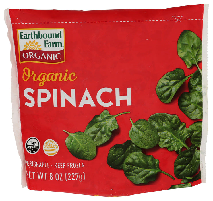 Spinach Cut, Org, 8 oz