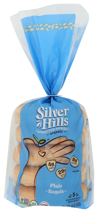 Sprouted Power Bagels, Org, 14 oz