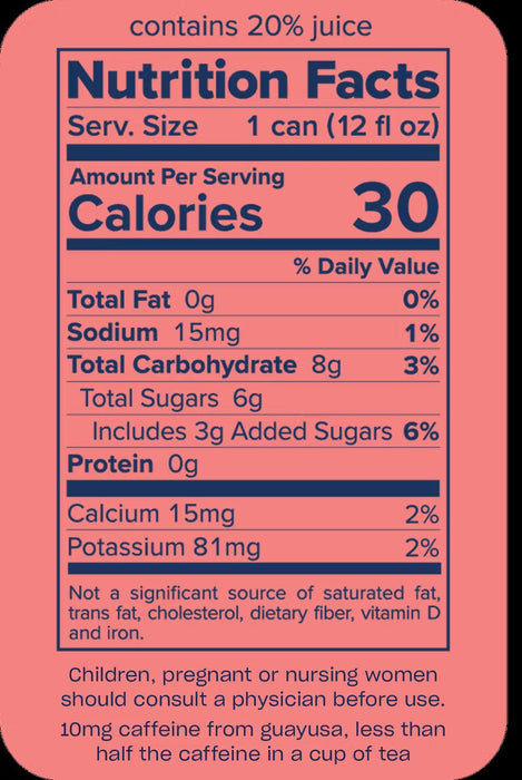 Sparkling Drink, Grapefruit Paloma, NA, 12 fl oz