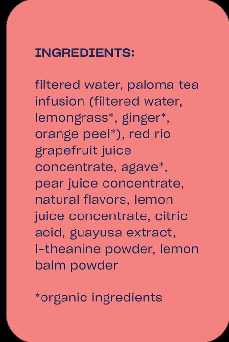 Sparkling Drink, Grapefruit Paloma, NA, 12 fl oz