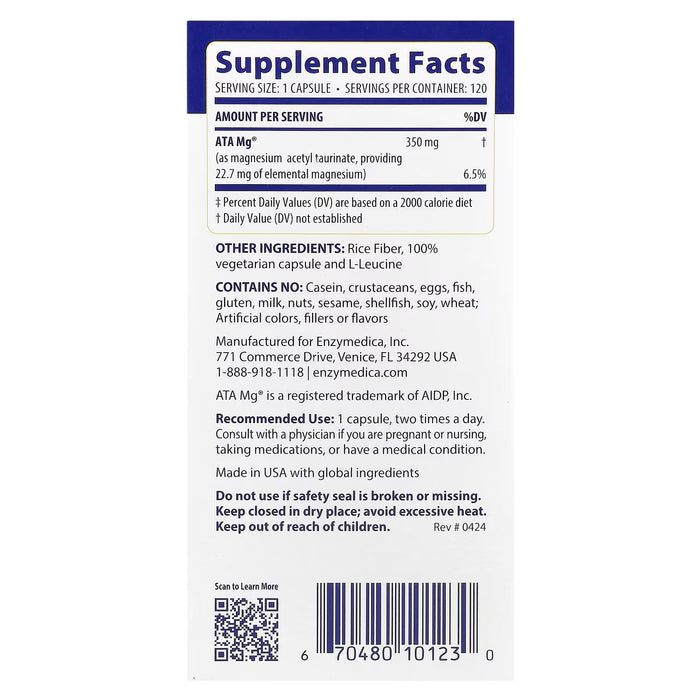 Magnesium Motion, 120 cap