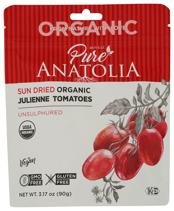 Sun Dried Julienne Tomatoes, Org, 3.17 oz