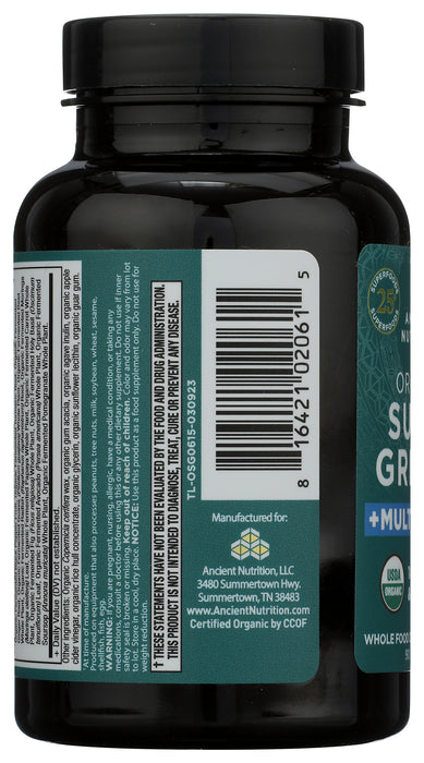 Super Greens, Multivitamin, Org, 30 serv/90 tab