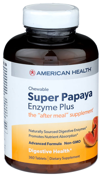 Super Papaya Enzyme Plus, 360 chew
