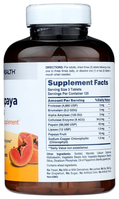 Super Papaya Enzyme Plus, 360 chew
