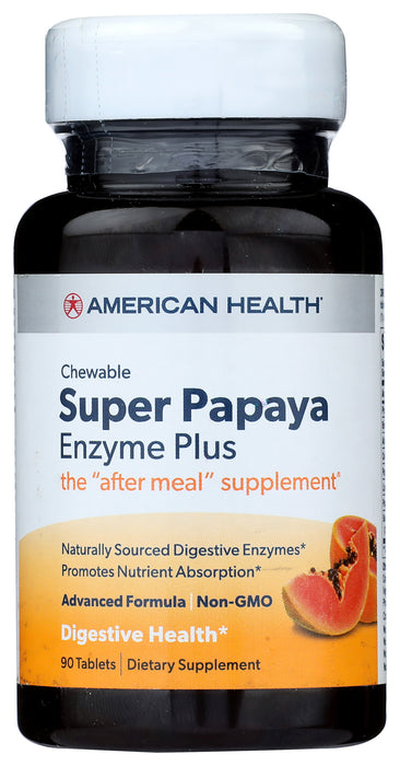 Super Papaya Enzyme Plus, 90 chew