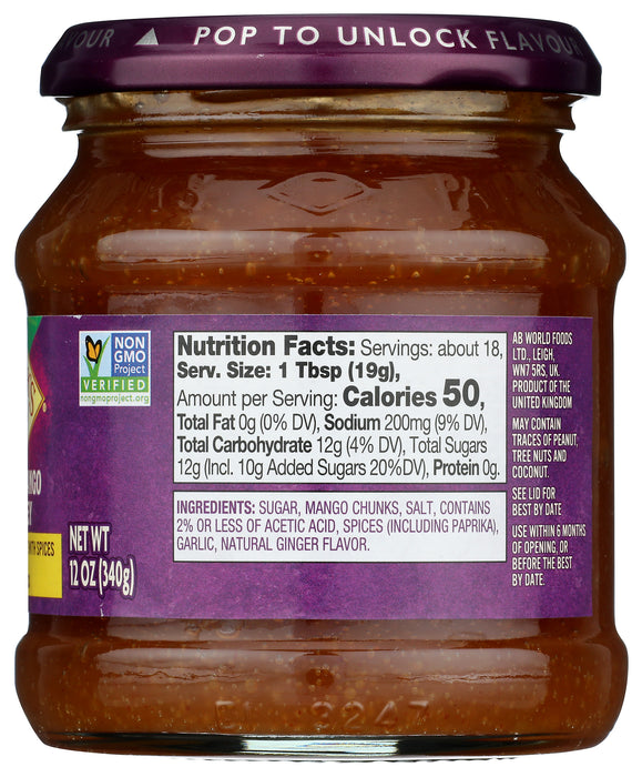 Sweet Mango Chutney, 12 oz