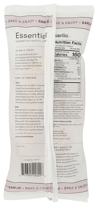 Take & Bake Garlic Bread, Org, 16 oz