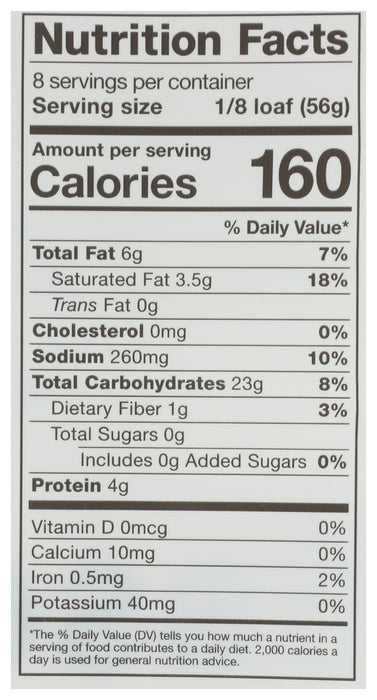 Take & Bake Garlic Bread, Org, 16 oz