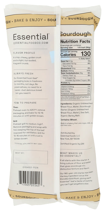 Take & Bake Sourdough Bread, Org, 16 oz