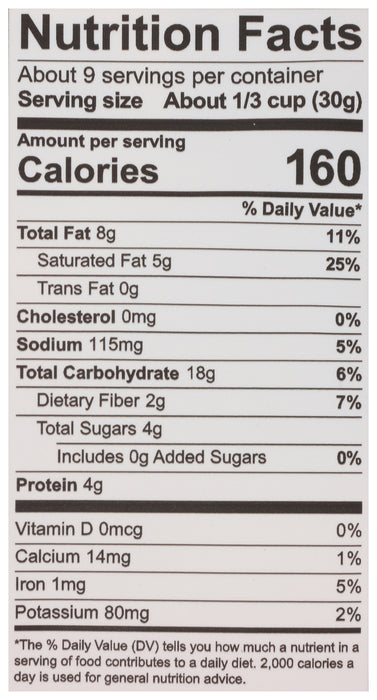 Cashew Butter Granola, Org, 8 oz