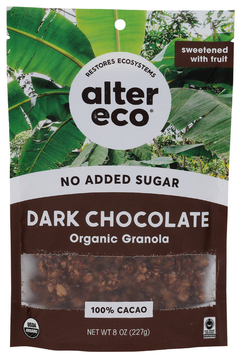 Dark Chocolate Granola, Org, 8 oz