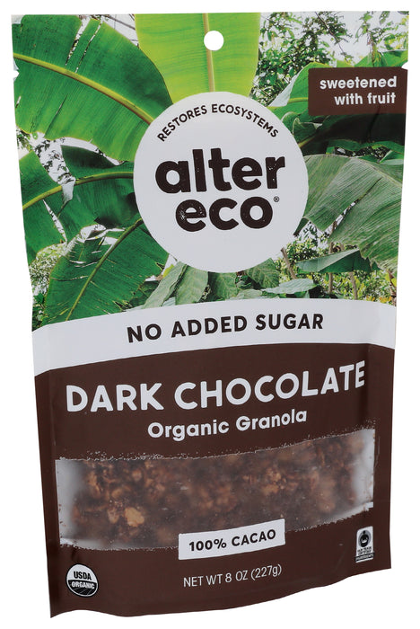 Dark Chocolate Granola, Org, 8 oz