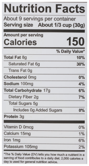 Dark Chocolate Granola, Org, 8 oz